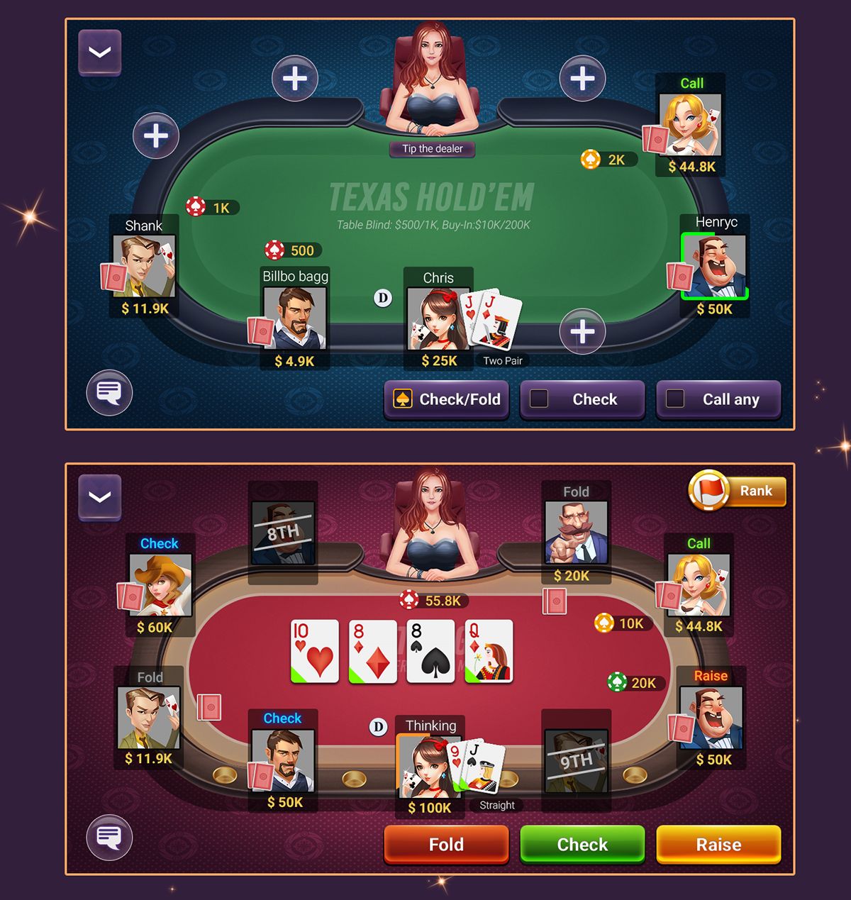 Infinity Slots آن لائن کیسینو میں اصل گیمز